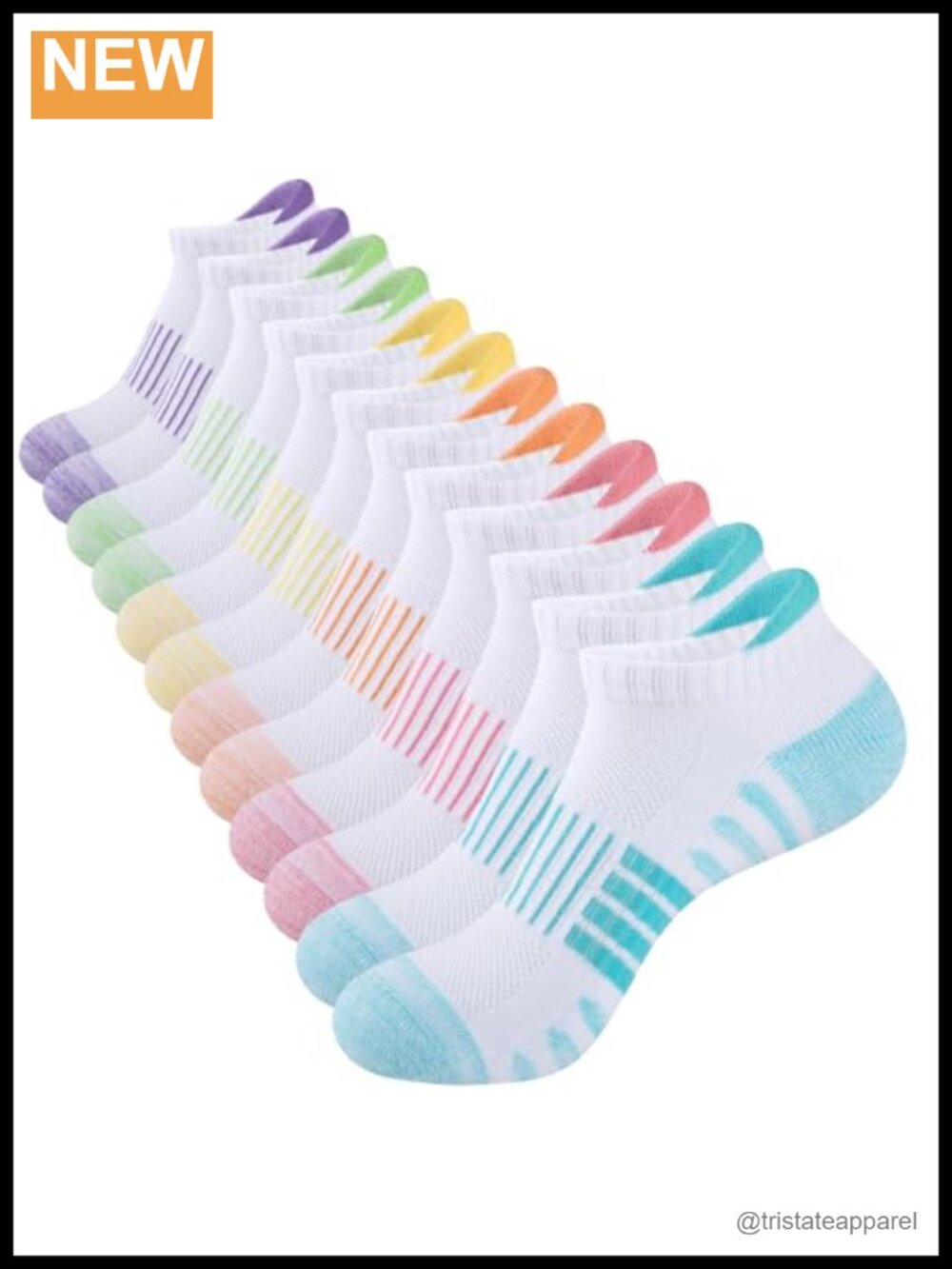 Womens Athletic Ankle Socks Thick Cushioned Cotton Running Low Cut